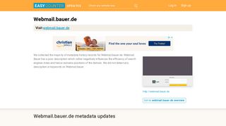 Webmail Bauer (Webmail.bauer.de) - Netscaler Gateway - Easycounter