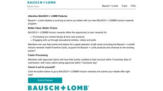 Bausch + Lomb Rebates