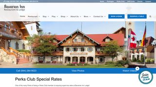 Perks Club Special Rates - Frankenmuth, Michigan | Bavarian Inn Lodge
