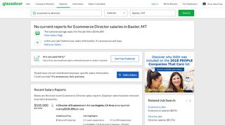 Salary: Ecommerce Director in Baxter, MT | Glassdoor