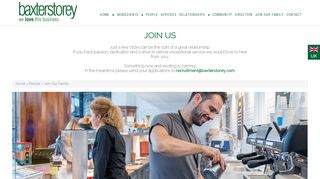 Join Our Family - baxterstorey