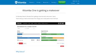 Kitomba One is getting a makeover