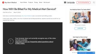 How Bay Alarm Medical Bill Me For My Medical Alert Service?