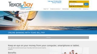 Online Banking with Texas Bill Pay | Texas Bay Credit Union