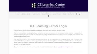 Login — ICE Learning Center