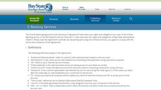 Online Banking | Bay State Savings Bank
