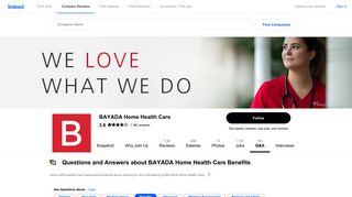 Questions and Answers about BAYADA Home Health Care Benefits ...