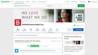 BAYADA Home Health Care Employee Benefit: Job Training | Glassdoor