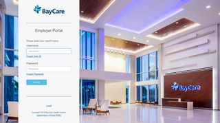 Employer Portal - Baycare iconnect Portal