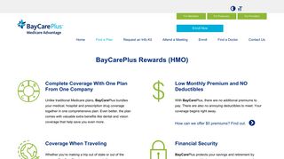 BayCarePlus Rewards (HMO) - BayCare Medicare Advantage