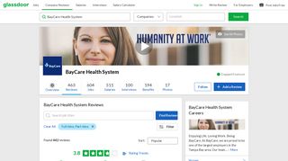 BayCare Health System Reviews | Glassdoor
