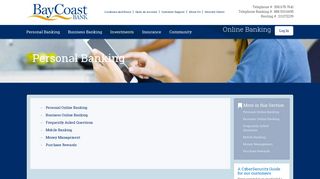 Online Banking for BayCoast Bank