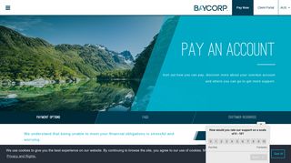 Pay an Account | Baycorp Australia
