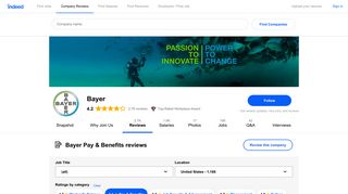 Working at Bayer: 283 Reviews about Pay & Benefits | Indeed.com