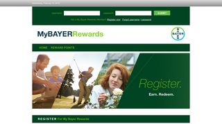 Reward Points - My Bayer Rewards