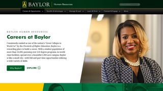 Careers & Opportunities | Human Resources | Baylor University