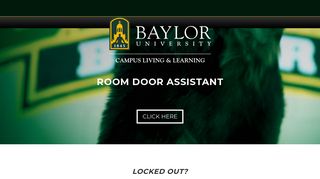 MYDOOR Link | Campus Living & Learning | Baylor University