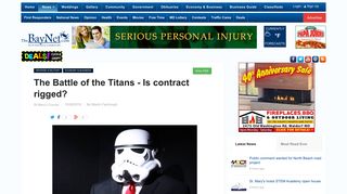 The Battle of the Titans - Is contract rigged? | thebaynet.com ...