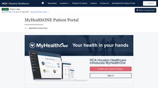 MyHealthONE Patient Portal | Bayshore Medical Center
