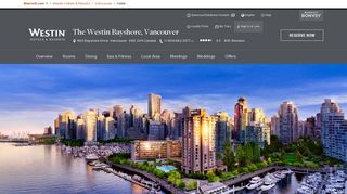 Wellness Hotel in Vancouver | The Westin Bayshore, Vancouver