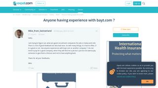 Anyone having experience with bayt.com ?, Dubai forum - Expat.com