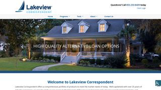Lakeview Correspondent Loan Program