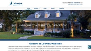 Lakeview Loan Servicing, LLC. Wholesale Loan Program