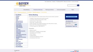 Bayview Credit Union - Online Banking