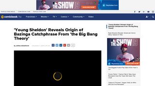 'Young Sheldon' Reveals Origin of Bazinga Catchphrase From 'the Big ...