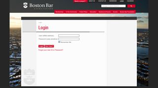Login - Boston Bar Association