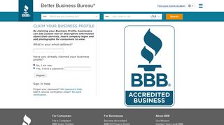 BBB Account | BBB.org - Better Business Bureau