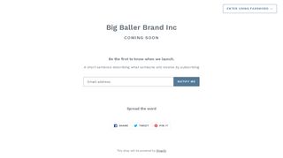 Big Baller Brand – BSG Inc.