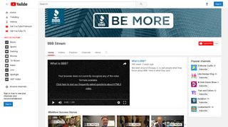 BBB Stream - YouTube