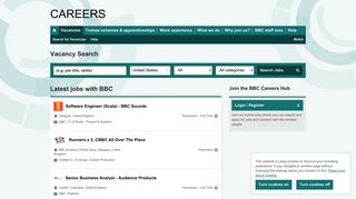 Jobs and careers with BBC