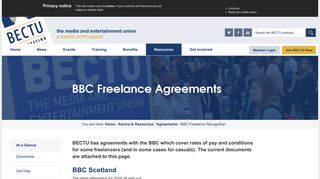 BBC Freelance Agreements - BECTU
