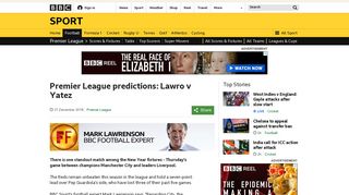 Premier League predictions: Lawro v Yatez - BBC Sport