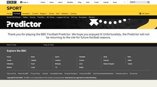 Predictor - Football - BBC Sport