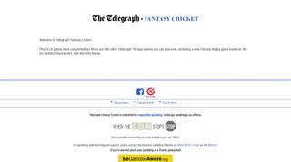The Telegraph Fantasy Cricket