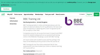 BBE Training Ltd - AAT