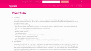Privacy Policy – Kayla Itsines