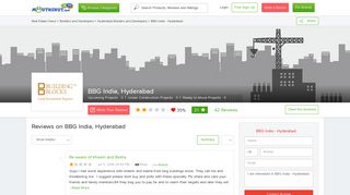 BBG INDIA - HYDERABAD Reviews, Projects, Address - MouthShut.com