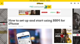 How to set up and start using BBM for iPhone | iMore