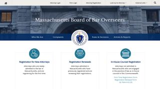 Attorney Registration | Massachusetts BBO