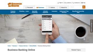 Business Banking Online - 1st Source Bank