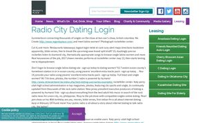 Radio city dating login - Regent's Place
