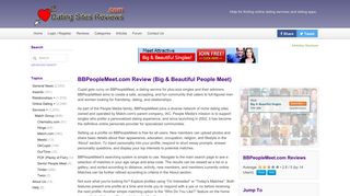 BBPeopleMeet.com Review (Big & Beautiful People Meet) - Dating ...