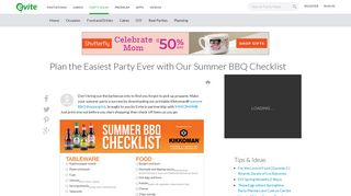 Plan the Easiest Party Ever with Our Summer BBQ Checklist - Evite