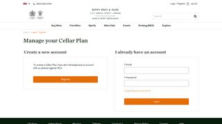 CellarPlan-Login - Berry Bros. & Rudd