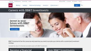 Careers with BB&T Investments | BB&T Bank