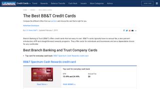 Best BB&T Credit Cards of 2018 | US News